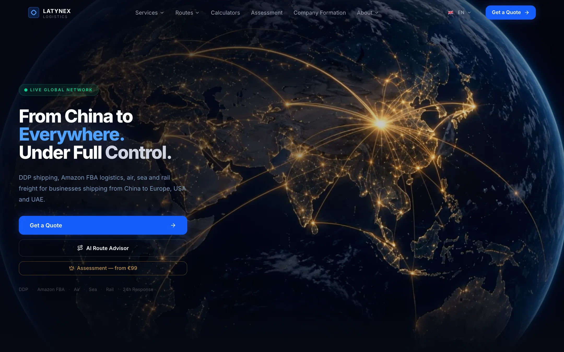 LATYNEX Logistics — home