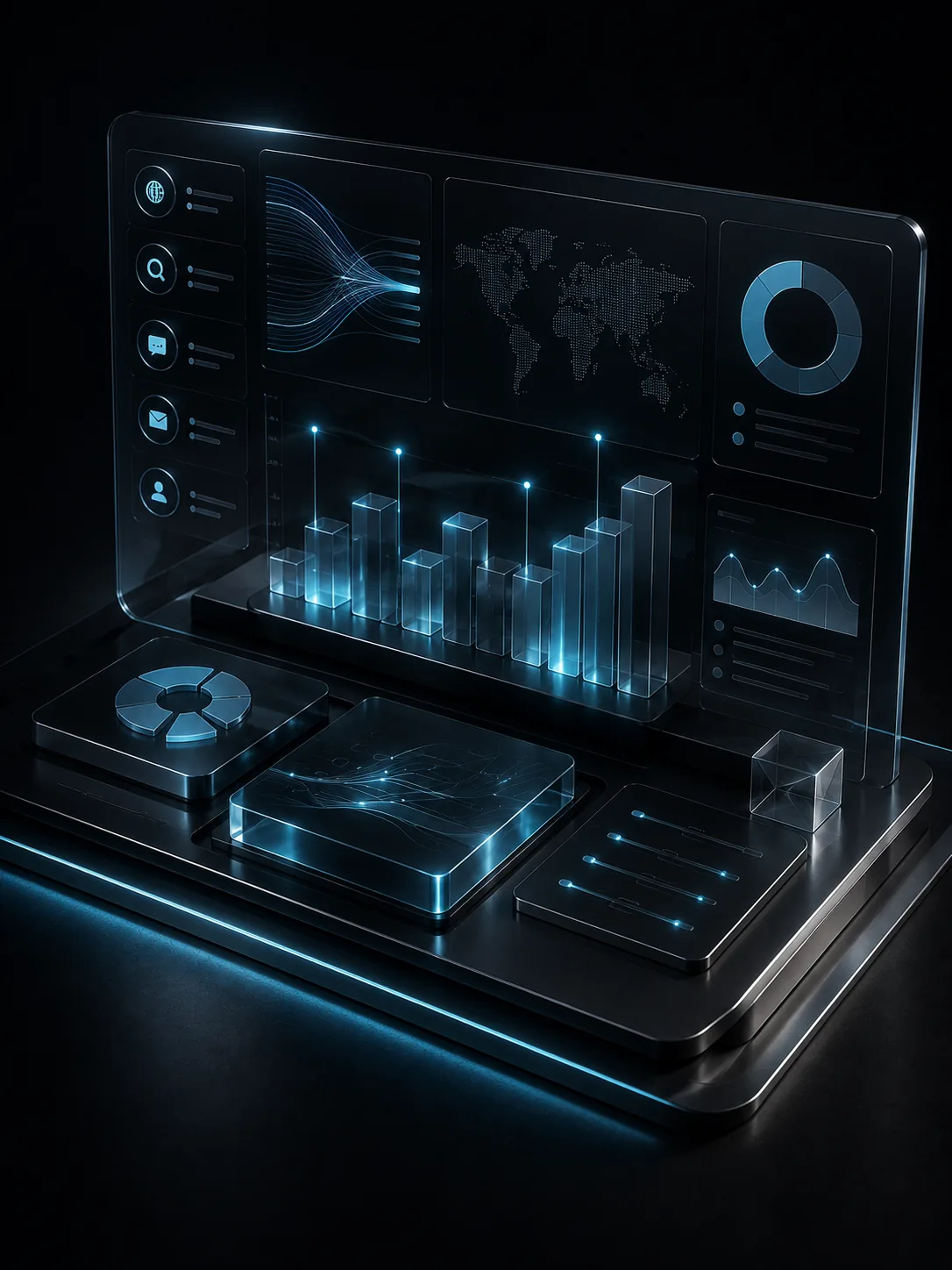 Revenue Dashboard module — lead sources, stages and revenue signals in one view